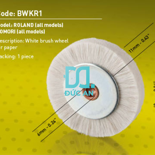 Bánh xe lông Master BWKR1 - 60mm