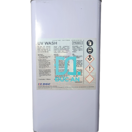 Nước rửa lô và cao su UVwash DSC